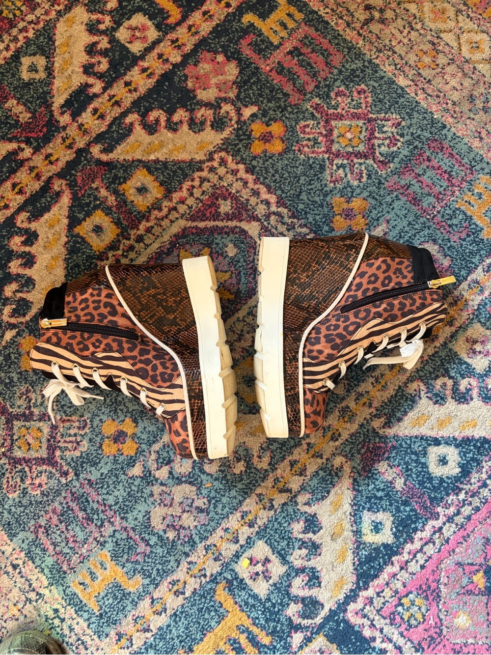 Leopard & Snake Print Jessica Simpson Wedges.